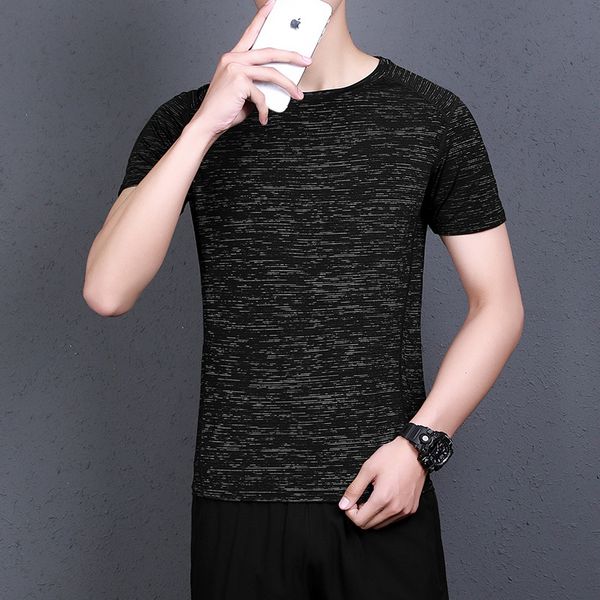 sportswear summer sports casual quick-drying t-shirt outdoor 19 new style elasticity clothing men's crew neck viscose jogging su, Black;blue
sportswear summer sports casual quick-drying t-shirt outdoor 19 new style elasticity clothing men's crew neck viscose jogging su, Black;blue