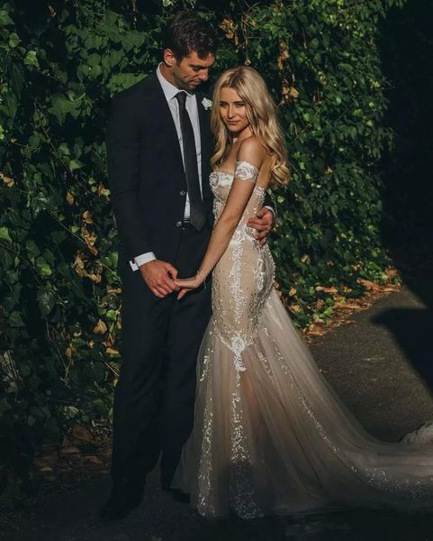 elegant beaded lace mermaid wedding dresses off shoulder backless wedding bridal gowns appliqued plus size vestidos de nnovia bohemian beach, White
elegant beaded lace mermaid wedding dresses off shoulder backless wedding bridal gowns appliqued plus size vestidos de nnovia bohemian beach, White