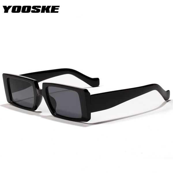 yooske trendy black sunglasses women 2020 brand rectangle thick frame fashion sun glasses shades for ladies uv400, White;black 
yooske trendy black sunglasses women 2020 brand rectangle thick frame fashion sun glasses shades for ladies uv400, White;black