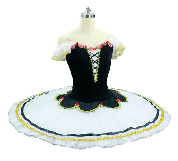 white black doll professional ballet tutu pancake women children don quixote ballerina competition or performance yagp stage tutus costume, Black;red
white black doll professional ballet tutu pancake women children don quixote ballerina competition or performance yagp stage tutus costume, Black;red
