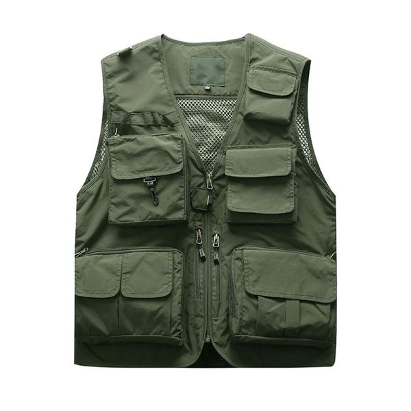men outdoors vests pgraphy outdoors mesh multi-pocket sleeveless jackets solid color tooling style waistcoat plus size vest, Black;white
men outdoors vests pgraphy outdoors mesh multi-pocket sleeveless jackets solid color tooling style waistcoat plus size vest, Black;white