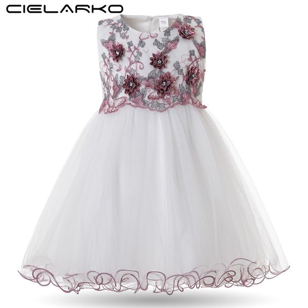 cielarko toddler girls dress elegant princess birthday baby ball gown 2018 flower girl dresses embroidery infant pageant frocks y190516, Red;yellow
cielarko toddler girls dress elegant princess birthday baby ball gown 2018 flower girl dresses embroidery infant pageant frocks y190516, Red;yellow