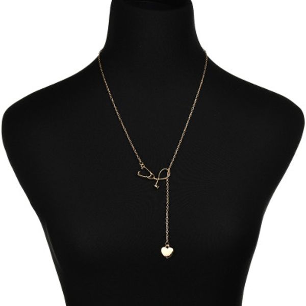 3 colors rose gold/gold/silver stethoscope lariat heart pendant necklace nurse medical necklace n1253
3 colors rose gold/gold/silver stethoscope lariat heart pendant necklace nurse medical necklace n1253