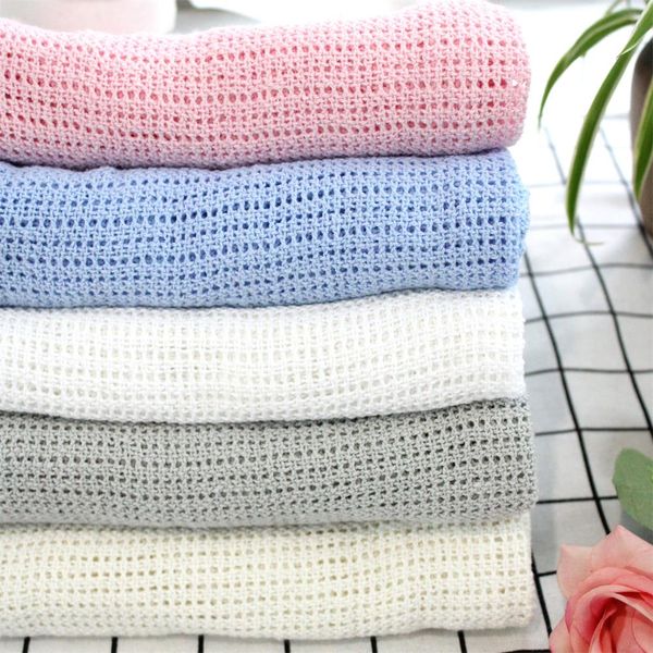 super soft Cotton crochet hole thin summer wrap Baby knitted Blanket Toddler kids back seat cover baby deken crib cover, Gray
super soft Cotton crochet hole thin summer wrap Baby knitted Blanket Toddler kids back seat cover baby deken crib cover, Gray