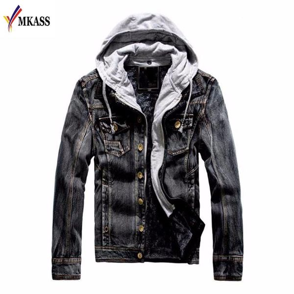 fashion men's winter men jeans jacket thick denim jackets male hooded fleece warm jacket jean for male, Black;brown
fashion men's winter men jeans jacket thick denim jackets male hooded fleece warm jacket jean for male, Black;brown