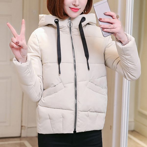 stylish women winter warm cotton hooded winter jacket long-sleeved coat cotton padded outwear short parkas slim streetwear, Black
stylish women winter warm cotton hooded winter jacket long-sleeved coat cotton padded outwear short parkas slim streetwear, Black