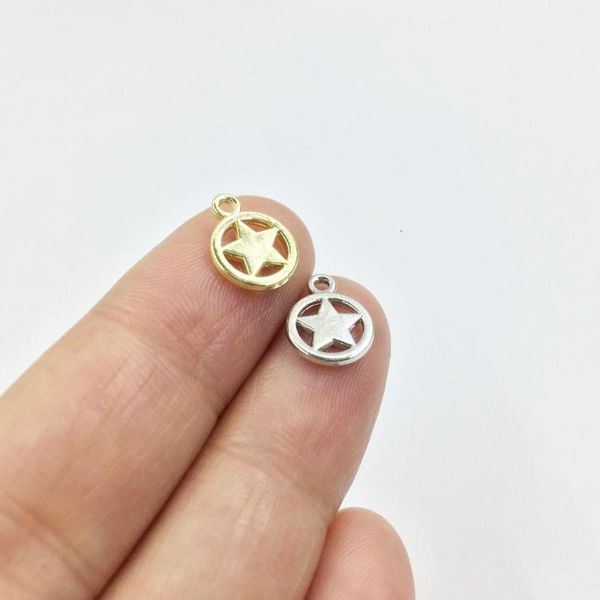 eruifa 20pcs 8mm nice star charm zinc alloy necklace,earring bracelet jewelry diy handmade 2 colors, Bronze;silver
eruifa 20pcs 8mm nice star charm zinc alloy necklace,earring bracelet jewelry diy handmade 2 colors, Bronze;silver