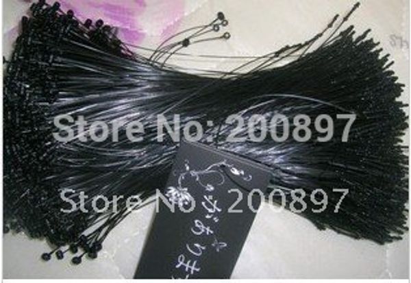 promotion wholesale plastic manual loop pin string garment hang tag string black/white 1000pcs/lot
promotion wholesale plastic manual loop pin string garment hang tag string black/white 1000pcs/lot