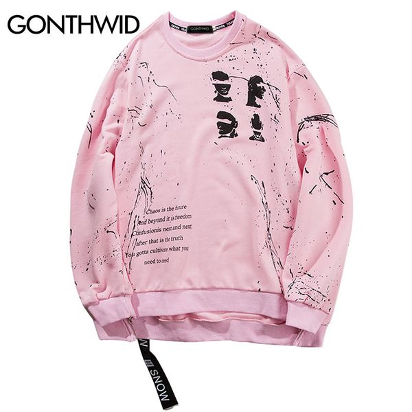 side zipper ribbon hoodies 2017 graffiti printed pullover sweatshirts hip hop skateboards oversized swag hoodies, Black
side zipper ribbon hoodies 2017 graffiti printed pullover sweatshirts hip hop skateboards oversized swag hoodies, Black