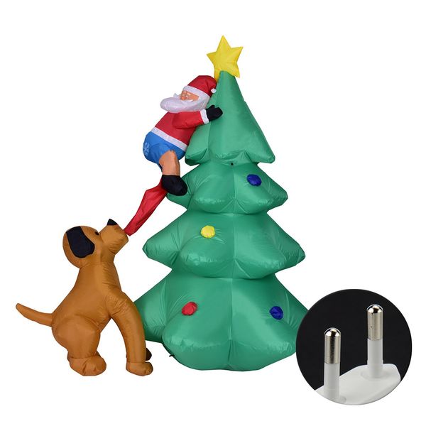 led large santa claus cartoon ornament party home decor night garden christmas light festival inflatable model dog bit
led large santa claus cartoon ornament party home decor night garden christmas light festival inflatable model dog bit