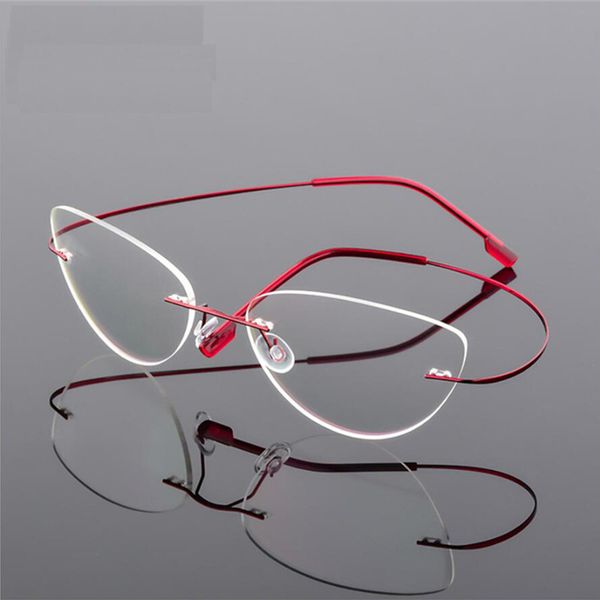 rimless glasses frame titanium alloy ultralight eyeglasses frameless cat eye screwless eyewear myopia optical frame f860, Black
rimless glasses frame titanium alloy ultralight eyeglasses frameless cat eye screwless eyewear myopia optical frame f860, Black
