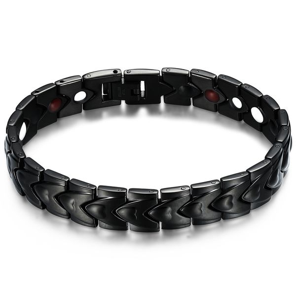 black magnetic bracelet men stainless steel bracelets for women germanium magnet health energy hand chain bracelet male jewelry, Golden;silver
black magnetic bracelet men stainless steel bracelets for women germanium magnet health energy hand chain bracelet male jewelry, Golden;silver