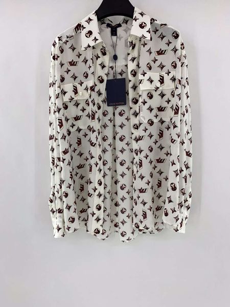 2019 fashion luxury europe france paris blue allover logo long-sleeved blouse mens clothing streetwear women clothes casual shirt zdl 1989, White;black
2019 fashion luxury europe france paris blue allover logo long-sleeved blouse mens clothing streetwear women clothes casual shirt zdl 1989, White;black