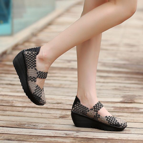 women casual shoes 2018 summer breathable handmade women woven shoes fashion comfortable lightweight wovening women shoes ee-14 y190704, Black
women casual shoes 2018 summer breathable handmade women woven shoes fashion comfortable lightweight wovening women shoes ee-14 y190704, Black