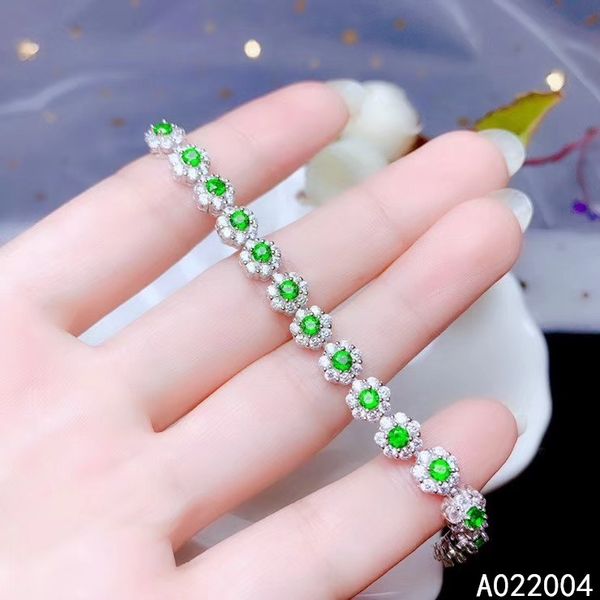 kjjeaxcmy fine jewelry 925 sterling silver inlaid diopside women hand bracelet popular support detection, Golden;silver
kjjeaxcmy fine jewelry 925 sterling silver inlaid diopside women hand bracelet popular support detection, Golden;silver