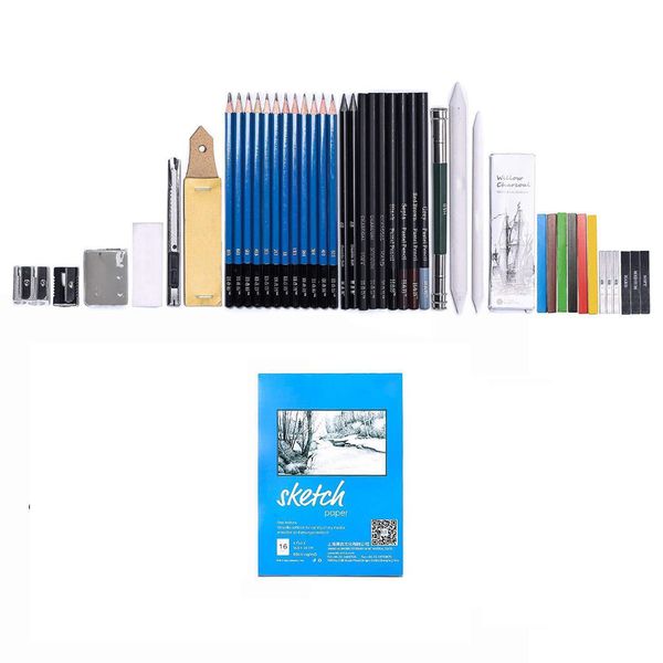 35pcs/set sketch pencil set pencil curtain set beginner professional painting full set of tools sketch drawing supplies
35pcs/set sketch pencil set pencil curtain set beginner professional painting full set of tools sketch drawing supplies