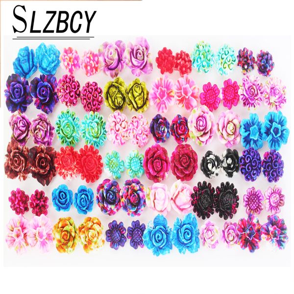 36pairs/set colorful resin flower small stud earrings sets for women girls fashion beautiful earrings jewelry brincos wholesale, Golden
36pairs/set colorful resin flower small stud earrings sets for women girls fashion beautiful earrings jewelry brincos wholesale, Golden