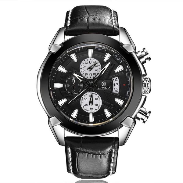 liandu mens wristwatch luxury fashion leather glass quartz analog relogio masculino quartz watch men day date mens watches, Slivery;brown
liandu mens wristwatch luxury fashion leather glass quartz analog relogio masculino quartz watch men day date mens watches, Slivery;brown
