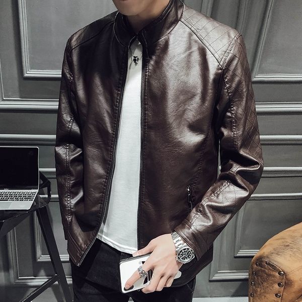 fashion chaqueta moto hombre veste en daim hommes motorcycle jackets mens bikers coats stand collar bomber leather jackets mens, Black
fashion chaqueta moto hombre veste en daim hommes motorcycle jackets mens bikers coats stand collar bomber leather jackets mens, Black