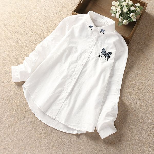 xpxww 2020 tong chen shan tong chen shan embroidered children's young women's dress foreign style girl long sleeve shirt butterfly, White;black
xpxww 2020 tong chen shan tong chen shan embroidered children's young women's dress foreign style girl long sleeve shirt butterfly, White;black