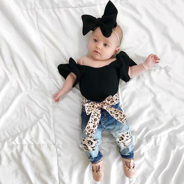 1-6t toddler kids baby girl fashion clothes set off shoulder crop t-shirt jeans pants elegant leopard outfits summer, White
1-6t toddler kids baby girl fashion clothes set off shoulder crop t-shirt jeans pants elegant leopard outfits summer, White