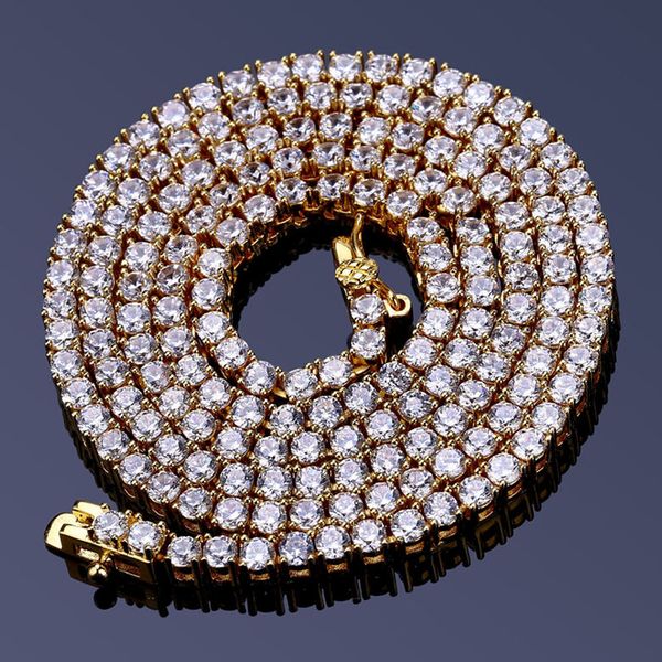 tennis necklaces jewelry luxury fashion 2.5mm bling zircon micro paved chokers exquisite 18k gold plated hip hop necklace ln100, Black
tennis necklaces jewelry luxury fashion 2.5mm bling zircon micro paved chokers exquisite 18k gold plated hip hop necklace ln100, Black
