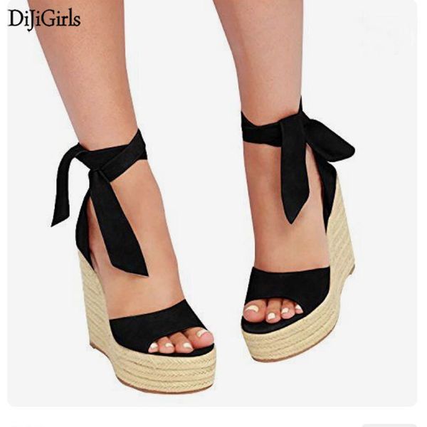 zapatos mujer ladies sandals high heel summer women wedge shoes fashion ankle strap heels women platform shoes female sandals, Black
zapatos mujer ladies sandals high heel summer women wedge shoes fashion ankle strap heels women platform shoes female sandals, Black