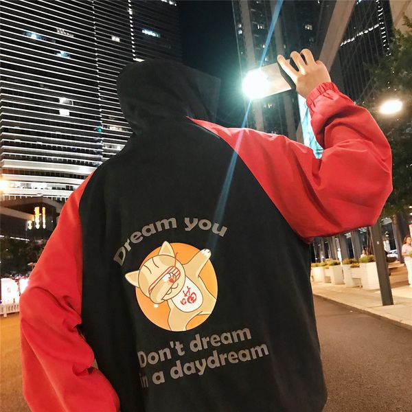 large size jk951/p60 spring clothing stocking foot boy's coat korean-style fashion contrast color printed large size jacket men, Black;brown
large size jk951/p60 spring clothing stocking foot boy's coat korean-style fashion contrast color printed large size jacket men, Black;brown