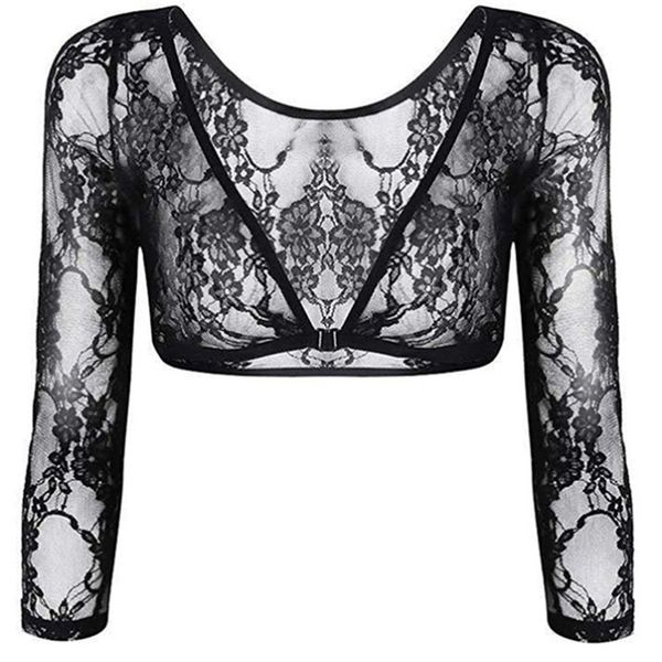 2019 women summer long sleeve jacket thin perspective shawl shrug v collar mesh lace cardigans female shirt, White
2019 women summer long sleeve jacket thin perspective shawl shrug v collar mesh lace cardigans female shirt, White