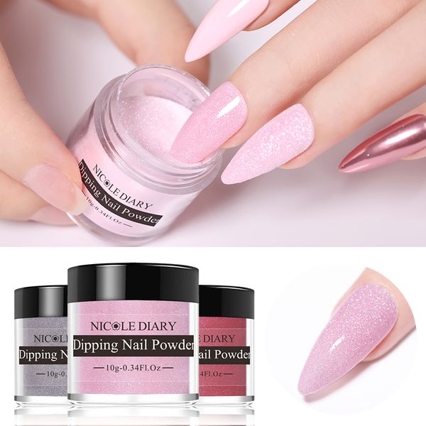nicole diary 10g sparkling dipping nail powder colorful natural dry nail art decoration no uv lamp cure dust decors, Silver;gold
nicole diary 10g sparkling dipping nail powder colorful natural dry nail art decoration no uv lamp cure dust decors, Silver;gold