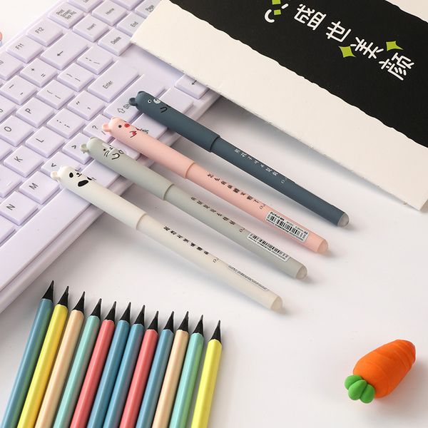 kawaii pig bear cat mouse erasable gel pen school office supplies stationery gift 0.35mm blue black ink, Blue;orange
kawaii pig bear cat mouse erasable gel pen school office supplies stationery gift 0.35mm blue black ink, Blue;orange