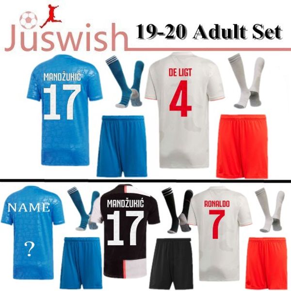 juventus 2019 2020 ronaldo soccer jersey kits + socks 19/20 juve home away de ligt dybala higuain buffon football shirt men, Black
juventus 2019 2020 ronaldo soccer jersey kits + socks 19/20 juve home away de ligt dybala higuain buffon football shirt men, Black