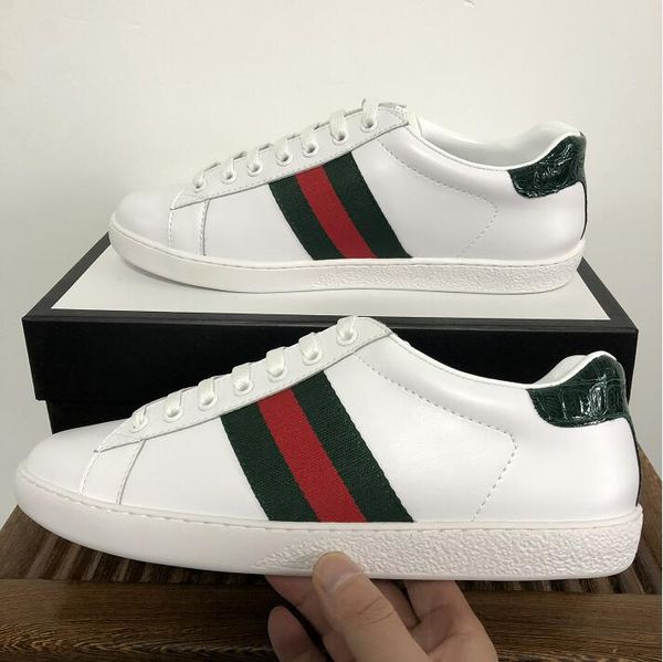 New green red tripe de igner hoe white bee tiger ace embroidered men women genuine leather de igner neaker ca ual hoe
New green red tripe de igner hoe white bee tiger ace embroidered men women genuine leather de igner neaker ca ual hoe