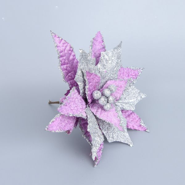 5pcs fancy cuttings artificial lavender flowers glitter poinsettia home ornaments festivals christmas tree decor party supplies
5pcs fancy cuttings artificial lavender flowers glitter poinsettia home ornaments festivals christmas tree decor party supplies
