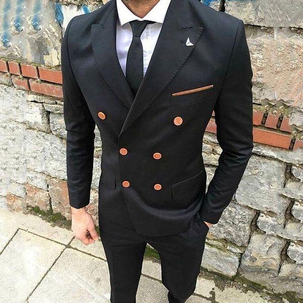 new black mens suits slim fit smart casual business wedding tuxedos groom wear ternos hombre 2 pieces jacekt pants costume homme 12, Black;gray
new black mens suits slim fit smart casual business wedding tuxedos groom wear ternos hombre 2 pieces jacekt pants costume homme 12, Black;gray