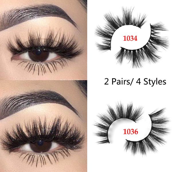 2 pairs 3d mink hair false eyelashes wispy natural long glam lashes 100% cruelty reusable eye extension makeup tools
2 pairs 3d mink hair false eyelashes wispy natural long glam lashes 100% cruelty reusable eye extension makeup tools