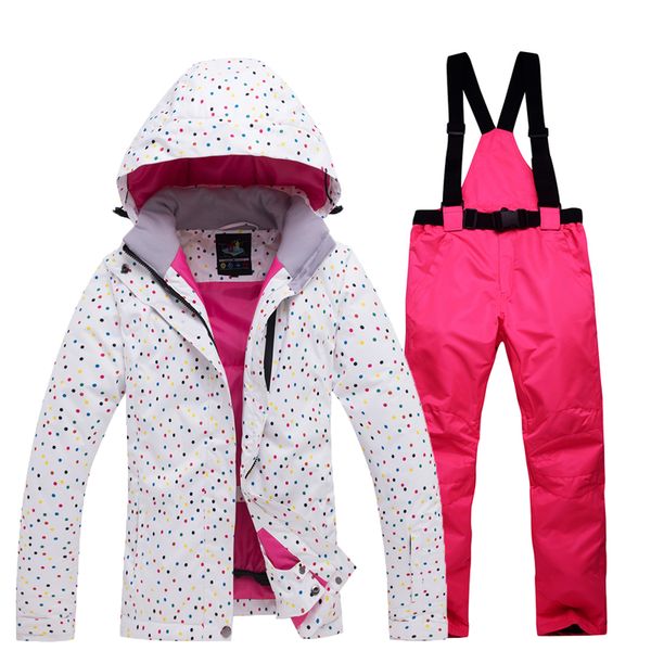 thicken warm women's ski suit waterproof windproof skiing and snowboarding jacket pants set female snow costumes outdoor wear
thicken warm women's ski suit waterproof windproof skiing and snowboarding jacket pants set female snow costumes outdoor wear