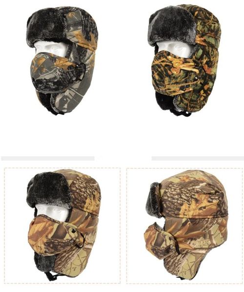 cycling caps & masks winter warm camouflage hat men leifeng hunting bomber hats thick earflap mask riding windproof ear protection snow, Black
cycling caps & masks winter warm camouflage hat men leifeng hunting bomber hats thick earflap mask riding windproof ear protection snow, Black