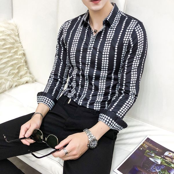 new striped print shirts social club shirt spring luxury baroque shirts slim fit mens designer 2019 mens camisa masculina, White;black
new striped print shirts social club shirt spring luxury baroque shirts slim fit mens designer 2019 mens camisa masculina, White;black