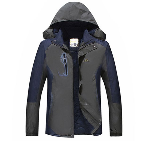 plus size men's autumn winter jacket waterproof hoodie hat detachable breathable sport outdoor coat men clothes, Black;brown
plus size men's autumn winter jacket waterproof hoodie hat detachable breathable sport outdoor coat men clothes, Black;brown