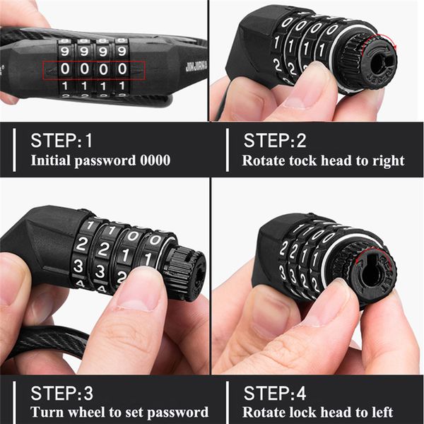 bpractical electric scooter anti-theft supplies steel wire password lock four padlock for xiaomi m365 scooters
bpractical electric scooter anti-theft supplies steel wire password lock four padlock for xiaomi m365 scooters