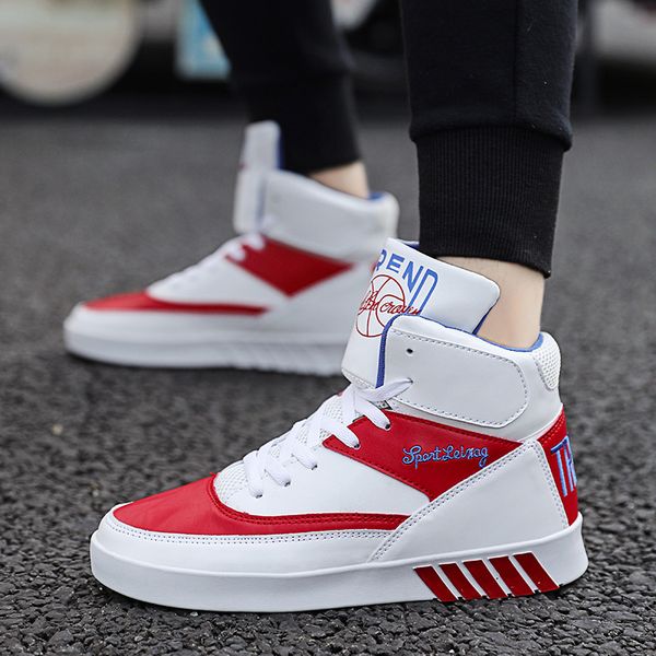 autumn new style sports men's shoes basketball shoes men combat boots students casual running shoe, Black
autumn new style sports men's shoes basketball shoes men combat boots students casual running shoe, Black