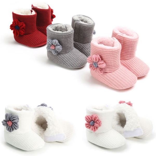 2019 newborn baby infant toddler boy girl snow boots crib shoes prewalker booties knit flower winter warm casual cotton new hot, Black;grey
2019 newborn baby infant toddler boy girl snow boots crib shoes prewalker booties knit flower winter warm casual cotton new hot, Black;grey