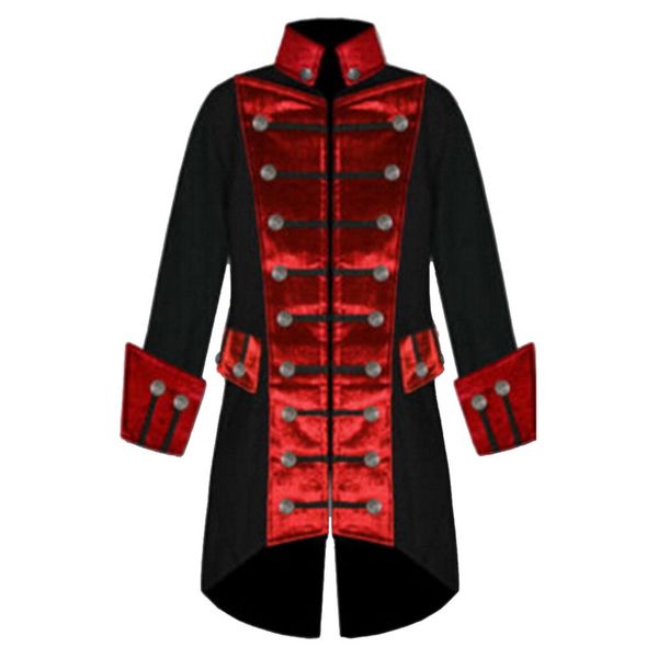mens long sleeve gothic style jackets casual coat spring autumn windproof pockets overcoat men trim steampunk coat plus size 3xl, Tan;black
mens long sleeve gothic style jackets casual coat spring autumn windproof pockets overcoat men trim steampunk coat plus size 3xl, Tan;black