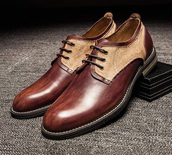 men pu leather shoes lace up casual shoes dress brogue spring ankle boots vintage classic male casual f246, Black
men pu leather shoes lace up casual shoes dress brogue spring ankle boots vintage classic male casual f246, Black
