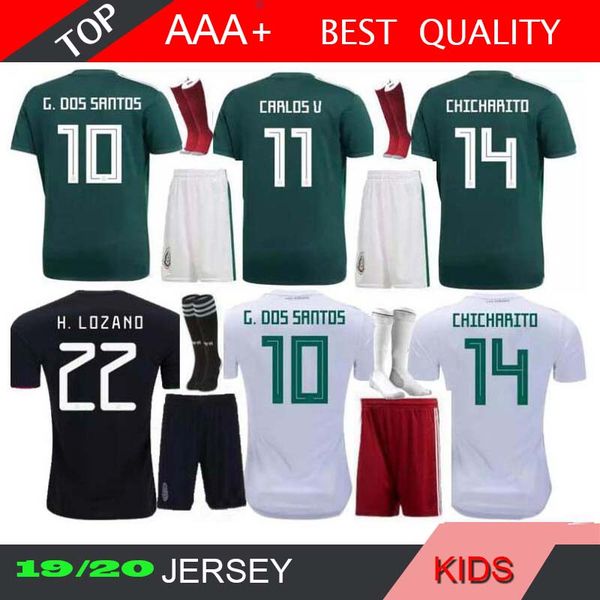 2019 america cup 2018 world cup mexico chicharito hmoe away soccer jersey kids kits g.dos santos o.peralta h.lozano r.marquez, Black;yellow
2019 america cup 2018 world cup mexico chicharito hmoe away soccer jersey kids kits g.dos santos o.peralta h.lozano r.marquez, Black;yellow