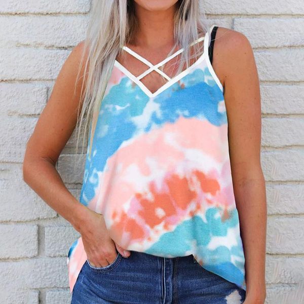 tye dye summer beach vest tie dye tank 2020 women vest shirt blouses chaleco blusa sleeveless loose v neck lady 3xl, Black;blue
tye dye summer beach vest tie dye tank 2020 women vest shirt blouses chaleco blusa sleeveless loose v neck lady 3xl, Black;blue