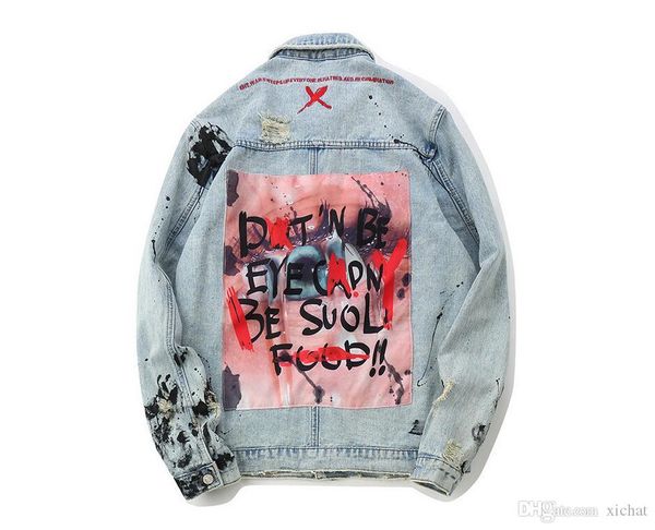 mens graffiti джинсовой куртки streetwear модельер hip hop повседневный пэчворк ripped проблемные punk rock джинсы пальто и пиджаки, Black;brown
mens graffiti джинсовой куртки streetwear модельер hip hop повседневный пэчворк ripped проблемные punk rock джинсы пальто и пиджаки, Black;brown