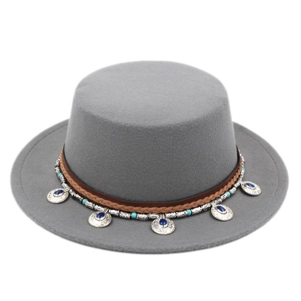 полушерстяные широкий stiff брим канотье flat top hat новые лучшие моды женщины мужчины party beach street лето весна gambler горячие продаж, Blue;gray
полушерстяные широкий stiff брим канотье flat top hat новые лучшие моды женщины мужчины party beach street лето весна gambler горячие продаж, Blue;gray