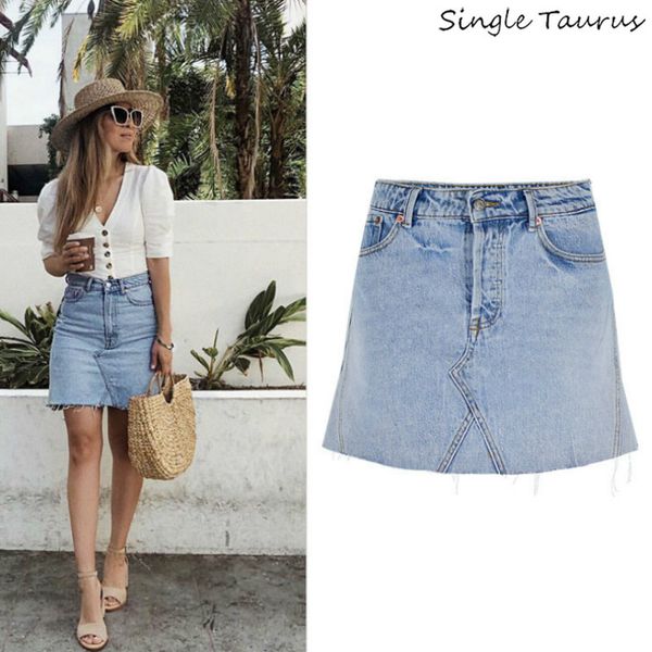 high waist jeans skirt women button sweet preppy denim faldas mujer moda 2019 blue wihte summer mini jupe femme korean saias, Black
high waist jeans skirt women button sweet preppy denim faldas mujer moda 2019 blue wihte summer mini jupe femme korean saias, Black